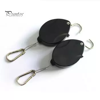 Садовый телескопический крючок для подвешивания растений, выдвижные вешалки для растений с шкивом, регулируемый садовый крючок для патио, двора, балкона, крыльца 3pcs