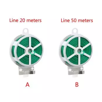 Садовый твист-галстук для зеленых растений, поддерживающий кабель, веревка, многоразовые обручи с цветочными лозами, фиксированный инструмент для связывания растений A