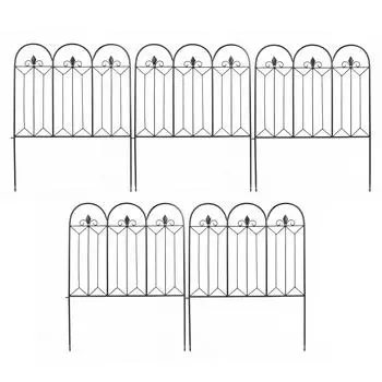 Садовый забор Наружное декоративное ограждение Ландшафтная проволочная ограда Проволочная ограда Патио белый