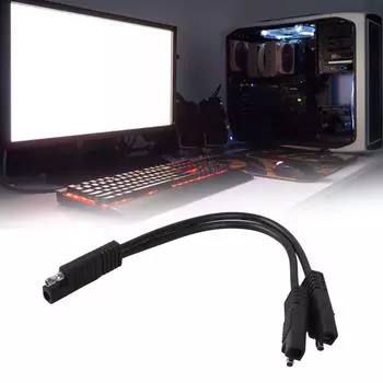 SAE Power Автомобильные разъемы Кабель Y-разветвитель 1 на 2/3/4 SAE Удлинительный кабель 18AWG для автомобильного кемпингового прицепа 2T