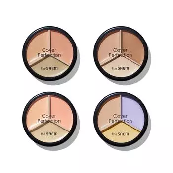 SAEM Cover Perfection Тройной консилер 4,5 г (4 тип) #04 Tone Up Beige