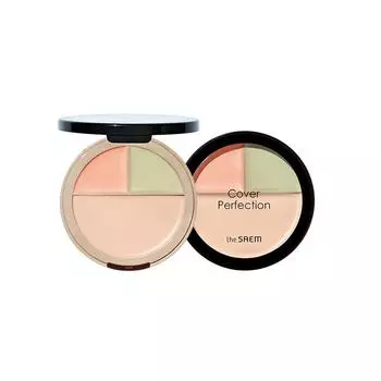 [SAEM] Тройной тональный бальзам Cover Perfection (3 цвета) 1.0 CLEAR BEIGE