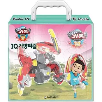 Saesam Hello Carbot Kung Board Puzzle 1-й уровень 3 типа + 2-й уровень 3 типа набор SS5336, корейские популярные головоломки