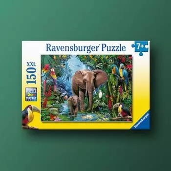 Safari Animals XXL 150 Piece Ravensburger Children s Puzzle, популярная корейская настольная игра