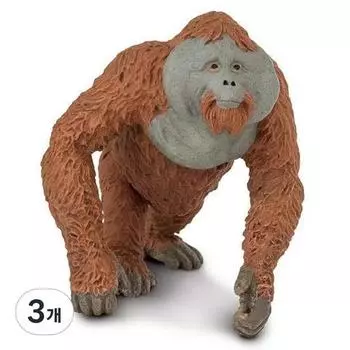 Safari Ltd Orangutan Male Orangutan Figure 292929, 3 pieces, popular toys in Korea