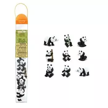 Safari Ltd Panda Tube Figure Pandas 697304, 1 шт., популярные игрушки в Корее