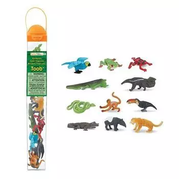 Safari Ltd Rainforest Tube Figure Rainforest 680504, популярные игрушки в Корее