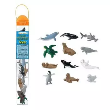 Сафари светодиодная детская фигурка морского животного в трубке Baby Sea life 680704, 1 шт., популярные игрушки в Корее