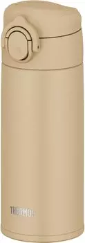 safe Thermos water vacuum insulated cell phone sand body and parts all dishwasher stainless steel SDBE [Dishwasher model] bottle, mug, 350ml, beige,