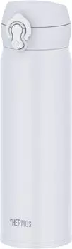 safe Thermos water vacuum insulated cell phone Snow removable spout for easy lightweight stainless steel [Dishwasher model] bottle, mug, 500ml, White,