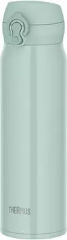 safe Thermos water vacuum insulated cell phone mint removable spout for easy lightweight stainless steel MG [Dishwasher model] bottle, mug, 600ml, мятный зеленый