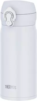safe Thermos water vacuum insulated mobile Snow removable spout for easy lightweight stainless steel [Dishwasher model] bottle, mug, 350ml, White,