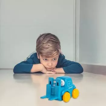 Безопасная модель транспортного средства, развлекательная безбатарейная мультяшная городская машинка, конструктор, игрушка для детского сада, подарок, инженерия C