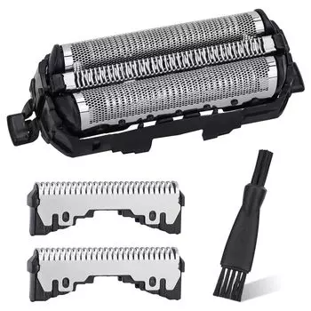 Safego совместим с Panasonic ES9013 Набор сменных лезвий для бритвы Внешнее лезвие ES9087 Внутреннее лезвие ES9068 Интегрированная замена внутреннего лезвия