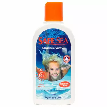 safesea SAFESEA Sunscreen SPF50+ Advanced EU Regulation 50 Waterproof 118ml (x 1)