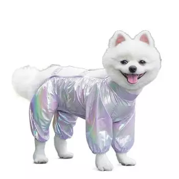 Safety Dog Walking Pants Dirty-proof Dog Trousers Practical Dog Four Legged Pants for Small Dogs M