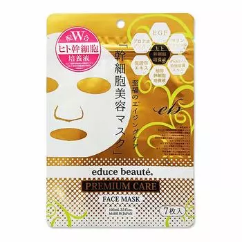 Safety Educe Premium Mask Sheet Gold 7 Sheets Beaute(R) (x 1) золотой