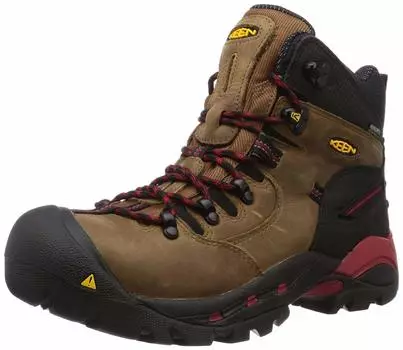 Safety Shoes CSA HAMILTON CARBON WP CSA Hamilton Six Carbon Waterproof RED 26 cm [KEEN Utility] Men s BISON/JESTER