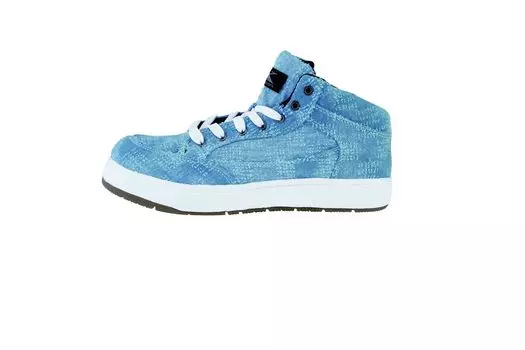 Safety Shoes Work Shoes 85409 Safety Shoes Mid Cut Shock Absorption Lightweight Casual Bleach cm [Xebec] 27.0