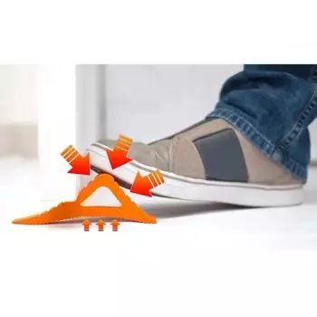 Safety Triangle Shape Door Stop Creative Rubber Block Wedge Doorstops Home Office Anti-collision Rear Stoppers Protection чёрный