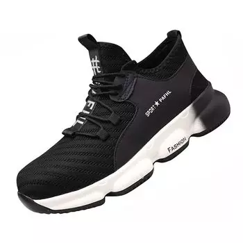 Safety Work Steel Toe Safety Work White [PAFHL] Обувь, Обувь, Носок, Мужская, Женская, Защита, Противоударные, Воздухопроницаемые, Легкие, Противоскользящие,