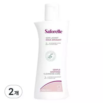 Saforel Gentle Soothing Cleansing Care Женское очищающее средство, 250 мл, 2 шт.