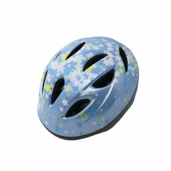SAGISAKA Bicycle Helmet Junior Children s Light Blue (Star Pattern) 54-58cm