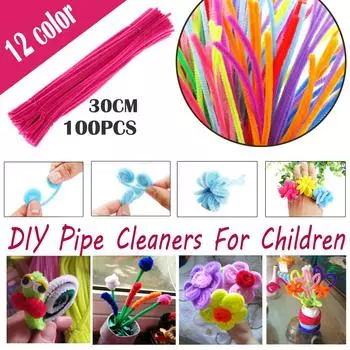 Sagit 100 шт. 30 см DIY средства для чистки труб для детей на День святого Валентина DIY Art One Size небесно-голубой