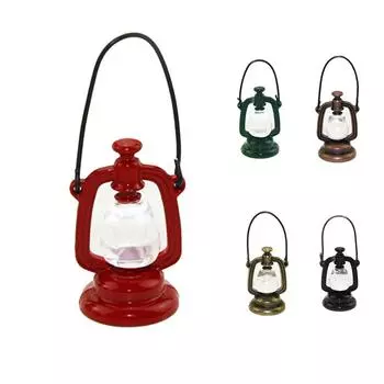 Sagit 1/12 масштаб миниатюрный кукольный домик аксессуары украшения мини масляная лампа детская игрушка One Size чёрный