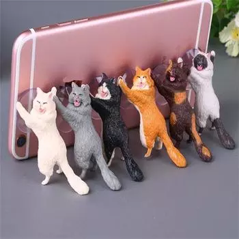 Sagit Cute Cat Держатель для мобильного телефона Стенд Настольная розетка Держатель для смартфона One Size