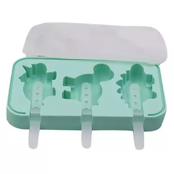 Сагит Динозавр Силиконовый домашний лед с крышкой и пластиковой палочкой One Size розовый