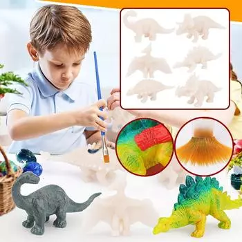 Sagit Doodle Doodle Dinosaur 3D Раскрашенный динозавр Ручная раскраска Игрушки для рисования