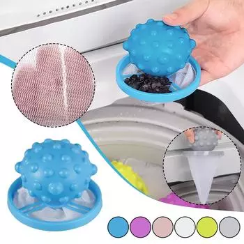Sagit Floating Lint Hair Catcher Стиральная машина для удаления волос с шариком для волос One Size белый