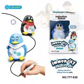 Sagit Follow Любая нарисованная линия Ручка Индуктивная модель пингвина Детская игрушка в подарок