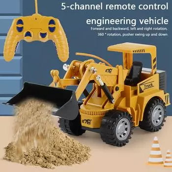 Сагит Экскаватор 1:24 RC 5-канальный тягач-экскаватор Автомобиль 2,4G с дистанционным управлением One Size