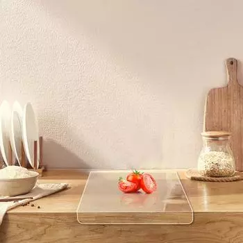 Sagit Кухонная Бытовая акриловая разделочная доска Прозрачная нескользящая разделочная доска One Size прозрачный