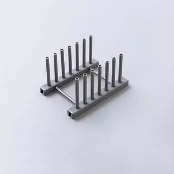 Sagit кухонная пластиковая полка с крышкой для приготовления пищи, кухонный декор, подставка для инструментов, держатель One Size серый