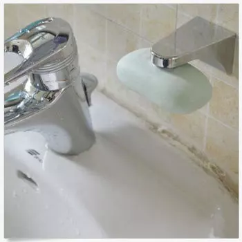 Sagit, легкий, магнитный, мыло, держатель, клей, стена, мыло, посуда, раковина, ванная комната, кухня, One Size серебряный