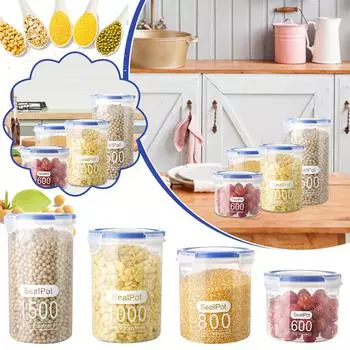 Sagit многоразовый, герметичный, для хранения, коробка, для кухни, продуктов питания, консервации, контейнер, для хранения, герметичный, контейнер A белый