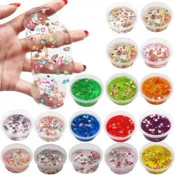 Sagit Slime Crystal Mud антипригарная головоломка, забавная игрушка для снятия стресса своими руками, 60 мл One Size