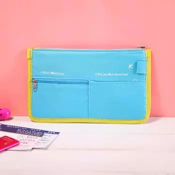 Sagit унисекс, свежий цвет, портативный зажим для банкнот, сумка для банковских карт, кошелек 24x15x1cm синий