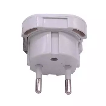 Sagit, Великобритания, В ЕС, pe, pean, Travel, Адаптер, Вилка, 2, в, 1, Адаптер One Size белый
