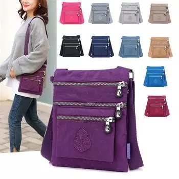 Sagit женская нейлоновая сумка через плечо водонепроницаемая элегантная повседневная сумка для покупок One Size серый