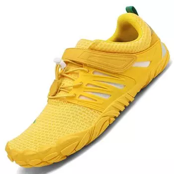 SAGUARO Обувь для фитнеса босиком, тренировок в зале и размера, желтая, обувь, мужская женская, 22,5 см,