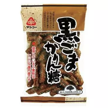 Сахар Каринкар Sanko Черный кунжут 135г Wagashi 1