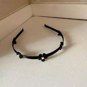 Сахарная Цветочная Кристальная Повязка на Голову, Элегантная Винтажная Повязка для Волос для Женщин, Премиальная Заколка для Волос