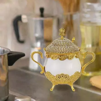 Сахарница, горшочек для приправ, канистра с крышкой и ложкой, держатель для сахара, приправа для ceramic