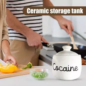 Сахарница с крышкой большой емкости без BPA гладкие края керамическая сахарница диспенсер аксессуары для кофейного бара белый
