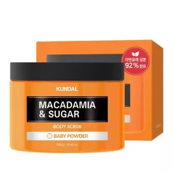 Сахарный скраб для тела Kundal 550г BABY POWDER