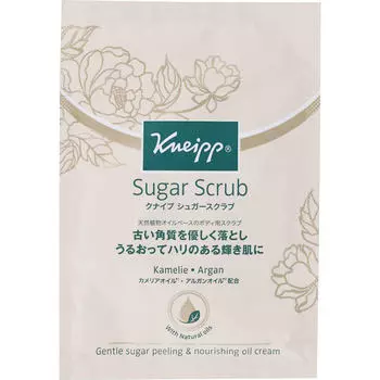 Сахарный скраб Kneipp Camellia Argan 40 мл Другое (проверьте замки, очистители языка и т. д.) Уход за телом После увлажнения кожи нанесите необходимое количество средства.